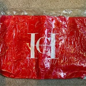 Red Carolina Herrera Spring Tote, new in package